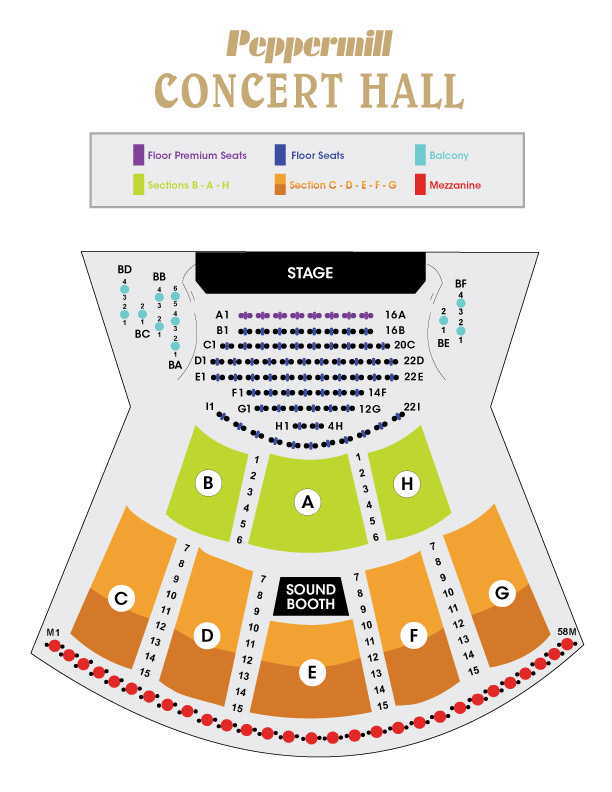 Concert Hall Map